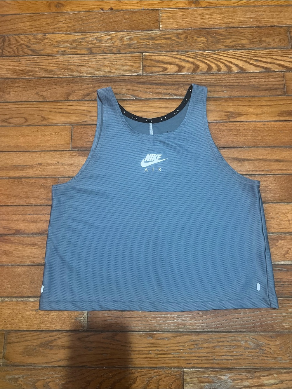 Nike Gray-Blue Air Mesh Tank Top